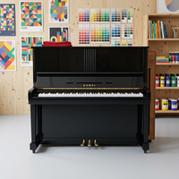 Well Preserved Kawai KS1 Upright Piano Compact Size for Small Room Home Placement