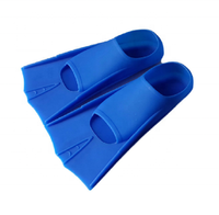Palmes de natation d'été en gros pour adultes et enfants Palmes de natation pour la plongée en apnée Palmes de natation en silicone à lame courte