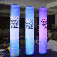 Colonne Lumineuse Publicitaire Support sur Mesure Tube LED Skydancer Gonflable Personnalisé pour Équipement Publicitaire