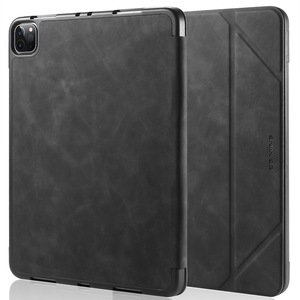 เคสแบบพับสามตอนพร้อมแม่เหล็กปิด สำหรับไอแพด 9.7 นิ้ว 10.2 นิ้ว 10.9 นิ้ว 11 นิ้ว ไอแพดแอร์ 5 ไอแพดแอร์ <span class=keywords><strong>4</strong></span> พร้อมช่องใส่ปากกา - Product Image 1