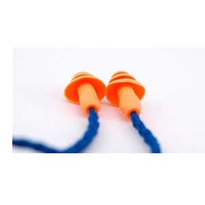 Tapones para los oídos 3M 1270 de silicona naranja con reducción de ruido de 24 dB con cable para dormir y estudiar - Product Image 4