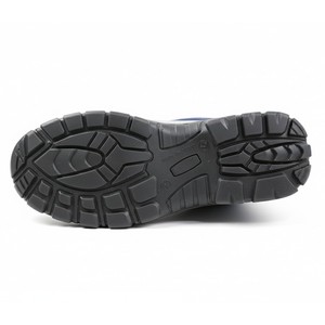 נעלי בטיחות/מגפיים לגברים מעור אמיתי, עם מגן פלדה, רב מכר תעשייתי, גזרה בינונית, סוליה חיצונית מגומי, לכל עונות השנה, לשימוש במפעלים. - Product Image 2