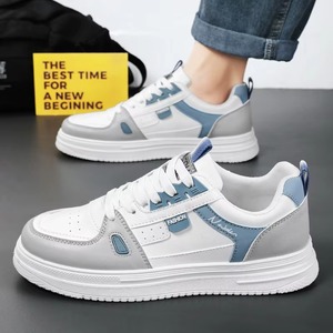 Chaussures de course légères à semelle épaisse tendance, résistantes à l'usure, décontractées, pour étudiants, baskets de campus stylées - Product Image 1