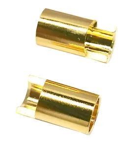 Conector de bala banhado a ouro 6.5mm GC6510 macho + fêmea para motor RC peças ESC 10 pares/lote de alta qualidade