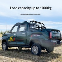 Camionnette électrique à quatre roues pour les trajets urbains, véhicule électrique à double usage passagers et marchandises, nouvelle énergie, 30-50 kWh