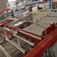 Panneau automatique de plafond de gypse faisant la machine d'usine de la Chine comportant des composants de noyau de PLC et de pompe