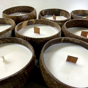 VENTE FLASH Bougies parfumées de Noël en cire de soja et noix de coco vintage faites à la main, écologiques et biodégradables, décoration d'intérieur par Eco2go Vietnam - Product Image 5
