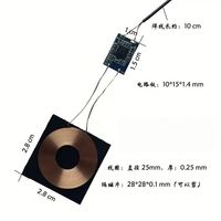 Mini Module récepteur de charge sans fil QI petite bobine universelle pour carte de Circuit imprimé PCBA pour Kits de Modules électroniques de souris d'écouteur