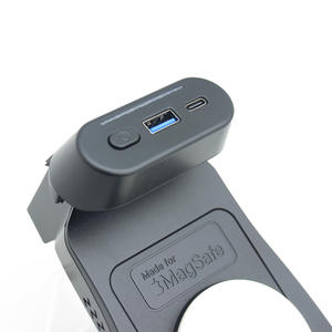 ที่ชาร์จโทรศัพท์มือถือในรถยนต์แบบไร้สายมาตรฐานสำหรับวอลโว่ XC60 S60 V60 XC90 <span class=keywords><strong>V90</strong></span>ที่ยึดโทรศัพท์ที่ชาร์จไร้สาย2018-2020 - Product Image 3