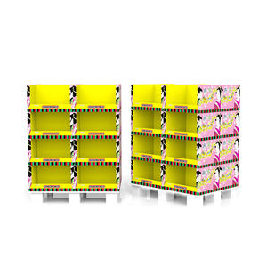 Plateau de présentation en carton ondulé Kraft pour supermarché, prêt à l'emploi, empilable, couleur personnalisée pour - Product Image 3