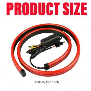 Luces LED de freno para coche de 12V, tira de 90cm, luz trasera de advertencia, luz de freno de montaje alto, impermeable, accesorios interiores para automóvil - Product Image 1
