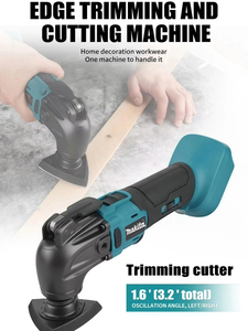 Outil oscillant multifonction <span class=keywords><strong>Makita</strong></span> <span class=keywords><strong>18V</strong></span> Li-ion de qualité industrielle, robuste, pour la démolition, la découpe de tuyaux et le démontage de sols - Product Image 6