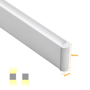 ไฟ LED เชิงเส้นติดผนัง40W 3000K 4000K 6000K ตัวโคมไฟอลูมิเนียมขึ้นและลง - Product Image 1