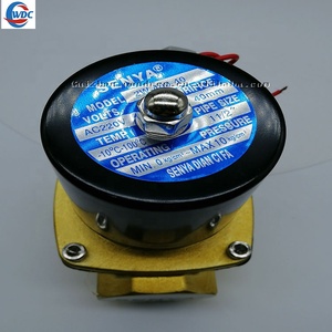 SENYA Série 2W Solénoïde en laiton 2 voies 2 positions Modèle 2W-400-40 pour pièces pneumatiques air-eau-huile - Product Image 1