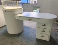Table de présentation de bijoux personnalisée de haute qualité avec vitrine de bijoux pour les meubles d'affichage de bijouterie