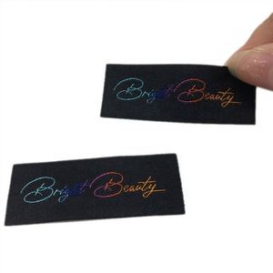 Popular Color Gradient Woven <b>Labels</b> Custom Made Woven <b>Label</b> <b>Maker</b> - Product Image 2