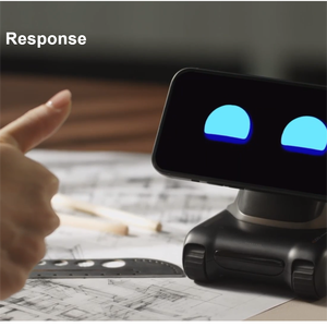 Robot chien intelligent IA émotionnel, charge sans fil 10W, jouet ChatGPT, interaction vocale, reconnaissance gestuelle et faciale, écran tactile, métal - Product Image 2