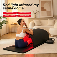 Fitkang 2026 Nouveau Design OEM Dôme de Sauna Portable Photon 5 en 1 Matelas Chauffant Bio-Cristal Thérapie par Lumière Rouge 660nm+850nm
