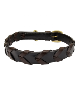 Collar de perro de gama alta de lujo más vendido estilo táctico cuero sostenible de alta calidad negro neón suave acolchado comodidad sólido - Product Image 1