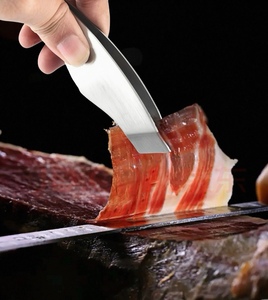 Pinzas y Tijeras Premium para Jamón de Acero Inoxidable, Pinzas para Servir <span class=keywords><strong>Carne</strong></span> para Jamón Prosciutto, Jamón <span class=keywords><strong>Serrano</strong></span>, Embutidos y Charcutería - Product Image 1
