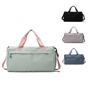 Womens Gym Duffle Bag Weekender with Shoe Compartment <b>Trolley</b> Sleeve Adjustable Strap for Yoga Pilates Travel Overnight Pool - Product Image 1