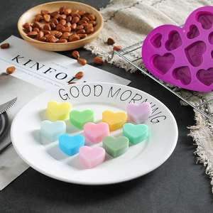 แม่พิมพ์ซิลิโคนรูปหัวใจสำหรับการอบขนมแม่พิมพ์เค้กช็อกโกแลตสำหรับวันวาเลนไทน์3D - Product Image 3