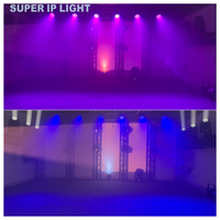 Luz LED Wash con Zoom RGBW 4 en 1 de 19x10W, 200W, DMX, IP65, Resistente al Agua, para Escenarios, 8-35 °   Zoom para Eventos al Aire Libre