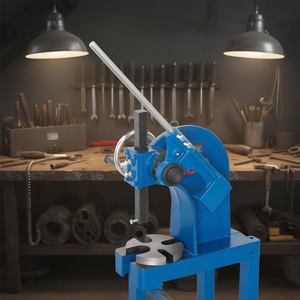 Prensa Manual Fervi de 10 Toneladas de Capacidad para Trabajos de Metalurgia y Reparación - Product Image 3