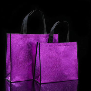 Fashion neue design wasserdichte laser film non-woven einkaufstasche, Custom LOGO Non-Woven Fabric Bag - Product Image 6