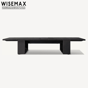 Muebles de Jardín Modernos WISEMAX, <span class=keywords><strong>Mesa</strong></span> Auxiliar de Aluminio, <span class=keywords><strong>Mesa</strong></span> de Centro Simple para Balcón, Piscina, Patio, <span class=keywords><strong>Exterior</strong></span> - Product Image 3