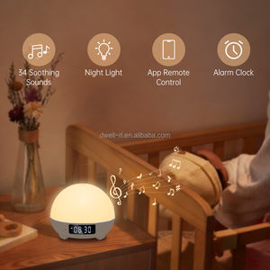 Nuevo Tuya Smart Wifi Baby White Noise Machine Detección de sensor de llanto 34 Sonidos Control de aplicación y reloj despertador Luz nocturna - Product Image 3
