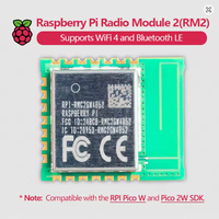 Modul Radio Raspberry Pi 2 (RM2) SDR Transceiver 100 kHz hingga 6 GHz 12-bit ADC Kompatibel dengan Pi 5 CM4 untuk Pembelajaran Pendidikan