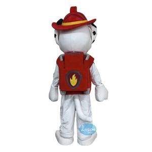 Disfraz de Felpa de Perro Blanco Mascota Personaje de Película - Product Image 3