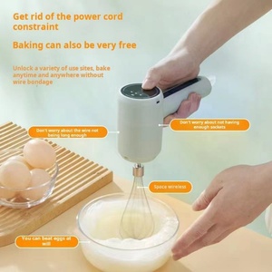 Batidora de Mano Eléctrica Inteligente y Portátil, Recargable por USB, Batidora de Huevos - Product Image 3