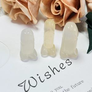 Großhandel Kristall-Schnitzereien Spirituelle Heilprodukte Achat <span class=keywords><strong>Penis</strong></span> für Dekoration - Product Image 2