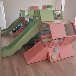 Kapalı yürümeye başlayan petek bahçesi yumuşak oyun çocuklar tırmanıcı petek labirent slayt seti çocuklar ev kreş bakım Cafe oyun alanı - Product Image 6