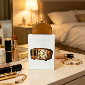 Perfume Portátil de 100 ml, Eau de Parfum, Aroma Amaderado Neutral de Lujo, Botella Retro con Diseño de Radio, Larga Duración - Product Image 4