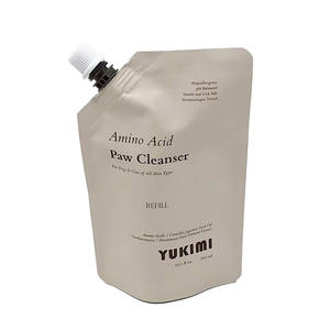 Bolsa de Embalaje Mate de 300 ml con Logotipo Personalizado, Reutilizable, con Boquilla, para Limpiador de Patas con Aminoácidos, Champú para el Cuidado de la Piel - Product Image 1