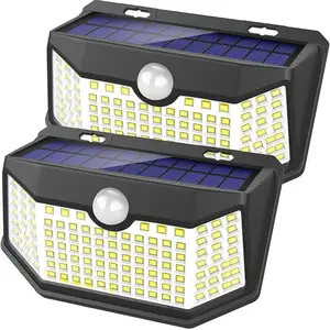 NEW Emergency Solar Lights 120 LED Solar Light Outdoor IP65 PIR Motion Sensor Wall Emergency Street Security Lamp