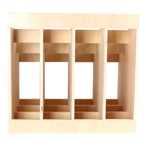 HOYE CRAFT Tapis de travail en bois <span class=keywords><strong>Montessori</strong></span> Cadre Tapis Boîte en bois Aides pédagogiques Jouets - Product Image 2