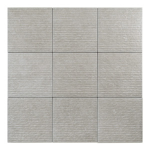 Piastrella Opaca Testurizzata Grigia per Esterni 20 X 20 Cm Rettificata Spessore 20 Mm per Uso in Giardino e Patio - Product Image 1