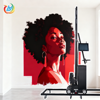 Impresora láser de pared, máquina de impresión de pintura, suelo de baldosas, impresión automática, impresora de pared UV 3D 5D