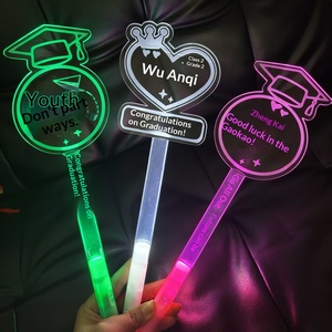 Bâton lumineux LED en acrylique à télécommande, personnalisable, pour Halloween, <span class=keywords><strong>anniversaire</strong></span>, Nouvel An – Nouveautés très demandées - Product Image 1