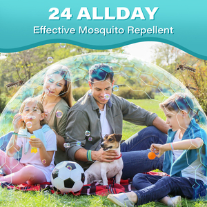 Bracelet anti-moustiques naturel, lot de 3, sans DEET, à base d'huiles essentielles végétales, pour enfants et adultes, camping en plein air, voyage - Product Image 5