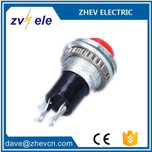Interruptor de Botón Pulsador Mini DS-316 <span class=keywords><strong>M10</strong></span> con Cabeza Roja y Contacto Normalmente Abierto - Product Image 5