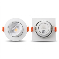 Spot LED encastré à prix avantageux, 3 CCT, changement de couleur par bouton rotatif, boîtier PC, pour éclairage intérieur