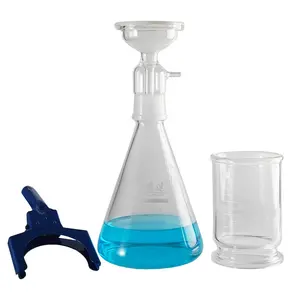 Dispositivo di filtraggio a solvente liquido con anima in sabbia di vetro per apparecchiature di laboratorio per filtrazione sottovuoto per laboratorio