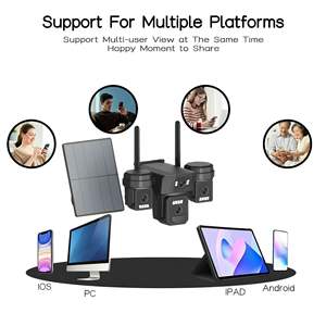 NUEVA Cámara de Seguridad Exterior QL32 V380 PRO WiFi 4G de <span class=keywords><strong>2</strong></span>.5 Pulgadas con Energía Solar y Visión Nocturna 2026 - Product Image 2