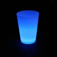 Verres à boire lumineux à LED, verres LED clignotants amusants pour bar, boîte de nuit, logo personnalisé, verre lumineux intelligent à LED