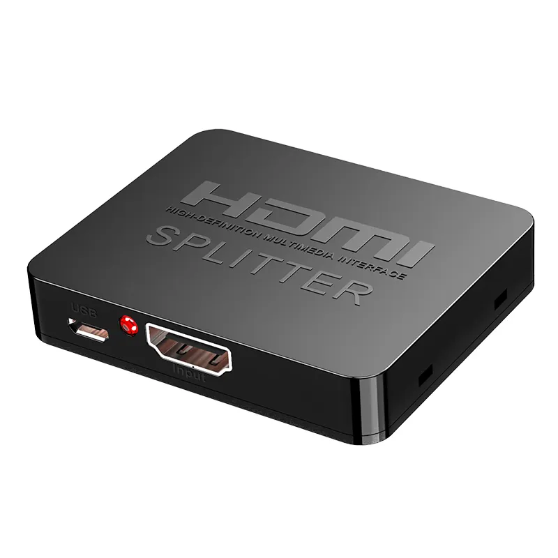 USB 3.0 สถานีเชื่อมต่อเดสก์ท็อป 1 อินพุต 2 4 พอร์ตเอาต์พุต 2K x 4K 30Hz 2160P HD Splitter เสียงสต็อกสลับวิดีโอ